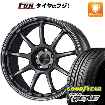 【新品国産5穴114.3車】 夏タイヤ ホイール４本セット 225/45R18 グッドイヤー イーグル エルエス エグゼ(限定) エンケイ PF09 18インチ :fuji 1261 151207 31587 31587:フジコーポレーション