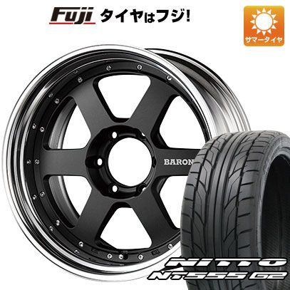 【パンク保証付き】【新品】ハイエース200系 夏タイヤ ホイール４本セット 225/35R20 ニットー NT555 G2 ファブレス ヴァローネ RS 6 ステップリム 20インチ :fuji 2189 153032 23584 23584:フジコーポレーション