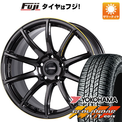 【新品国産5穴100】 夏タイヤ ホイール4本セット 225/55R18 ヨコハマ ジオランダー A/T G015 RBL レイズ グラムライツ 57トランセンド UNLIMIT EDITION 18インチ :fuji 2288 139731 23760 23760:フジコーポレーション