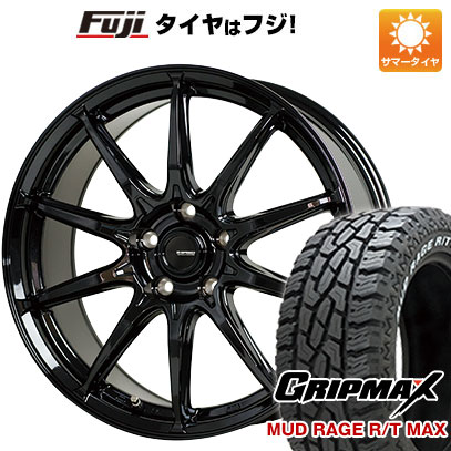 【新品】ライズ/ロッキー（ハイブリッド） 夏タイヤ ホイール4本セット 195/65R16 GRIPMAX マッドレイジR/T MAX RWL(限定) ジースピード G 05 16インチ :fuji 25161 150424 32791 32791:フジコーポレーション