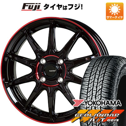 【新品 軽自動車】N BOX タント スペーシア 夏タイヤ ホイール４本セット 165/55R15 ヨコハマ ジオランダー A/T G015 RBL ジースピード P 05R 15インチ :fuji 21761 146454 34891 34891:フジコーポレーション