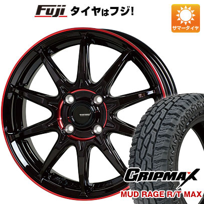 新品 N BOX タント スペーシア 夏タイヤ ホイール４本セット 155/65R14 グリップマックス マッドレイジR/T MAX RBL(限定) ジースピード P 05R 14インチ :fuji 21721 146481 33228 33228:フジコーポレーション