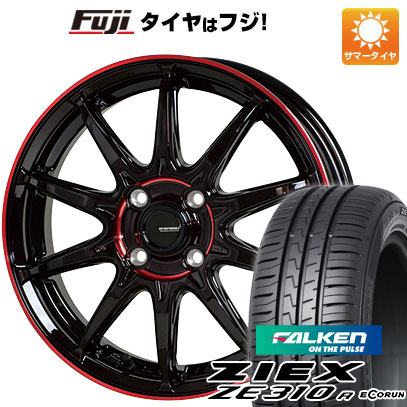 【新品国産4穴100車】 夏タイヤ ホイール4本セット 205/45R17 ファルケン ジークス ZE310R エコラン（限定） ホットスタッフ ジースピード P-05R 17インチ｜fujicorporation