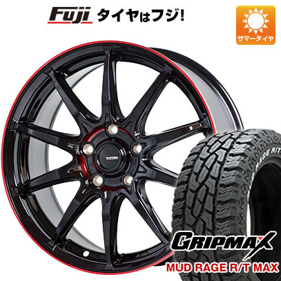 【新品国産5穴114.3車】 夏タイヤ ホイール4本セット 215/65R16 グリップマックス マッドレイジR/T MAX RWL(限定) ホットスタッフ ジースピード P-05R 16インチ｜fujicorporation