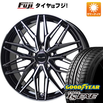 【新品国産5穴114.3車】 夏タイヤ ホイール４本セット 225/45R18 グッドイヤー イーグル エルエス エグゼ(限定) ホットスタッフ プレシャス アストM3 18インチ｜fujicorporation