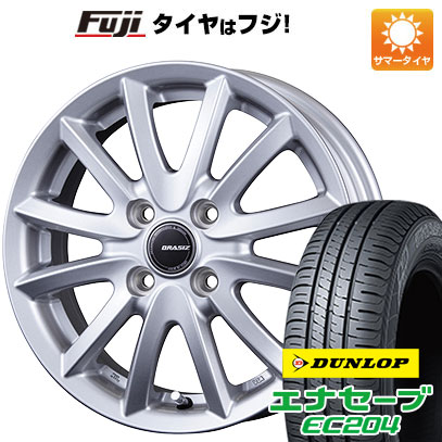 【新品 軽自動車】 夏タイヤ ホイール４本セット 155/65R13 ダンロップ エナセーブ EC204 コーセイ クレイシズ VS6 13インチ｜fujicorporation