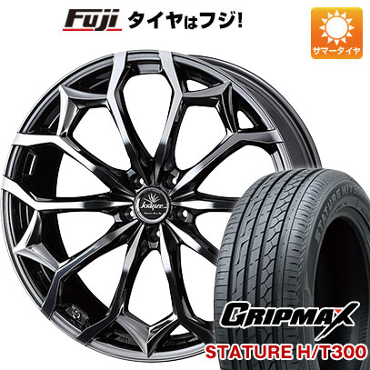 【新品国産5穴114.3車】 夏タイヤ ホイール4本セット 225/55R18 GRIPMAX スタチャー H/T300 BSW（限定） ウェッズ クレンツェ ジルドーン 384EVO 18インチ :fuji 1321 136732 40200 40200:フジコーポレーション