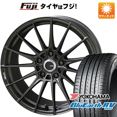 【パンク保証付き】【新品国産5穴114.3車】 夏タイヤ ホイール４本セット 215/55R17 ヨコハマ ブルーアース RV 03 エンケイ チューニング FC01 17インチ :fuji 1841 150781 36875 36875:フジコーポレーション