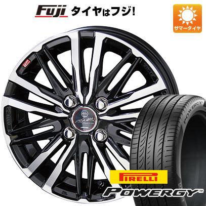 クーポン配布中 【新品国産4穴100車】 夏タイヤ ホイール4本セット 195/55R16 ピレリ パワジー 共豊 スマック クレスト 16インチ :fuji 190 128783 36996 36996:フジコーポレーション