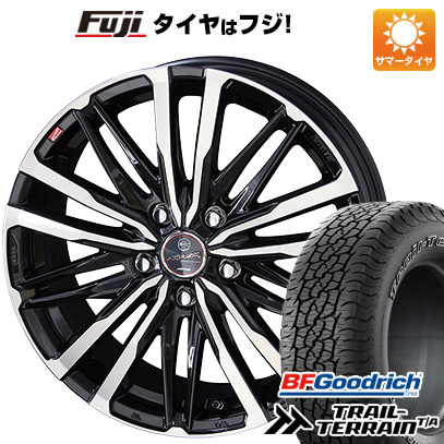 【新品国産5穴114.3車】 夏タイヤ ホイール4本セット 225/60R18 BFグッドリッチ トレールテレーンT/A ORBL 共豊 スマック クレスト 18インチ :fuji 1341 128788 36811 36811:フジコーポレーション