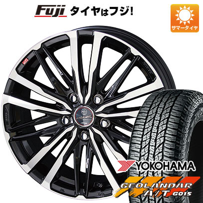 クーポン配布中 【新品国産5穴114.3車】 夏タイヤ ホイール4本セット 225/60R18 ヨコハマ ジオランダー A/T G015 RBL 共豊 スマック クレスト 18インチ :fuji 1341 128788 31742 31742:フジコーポレーション