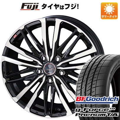 【新品国産5穴114.3車】 夏タイヤ ホイール４本セット 225/55R17 BFグッドリッチ(フジ専売) g FORCE フェノム T/A 共豊 スマック クレスト 17インチ :fuji 1861 128786 41281 41281:フジコーポレーション