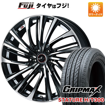 【新品国産5穴114.3車】 夏タイヤ ホイール4本セット 225/60R18 グリップマックス スタチャー H/T300 BSW（限定） ウェッズ レオニス FS 18インチ :fuji 1341 136584 40202 40202:フジコーポレーション