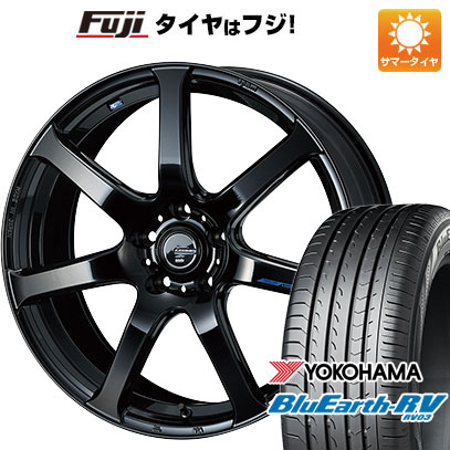 【パンク保証付】【新品国産5穴114.3車】 夏タイヤ ホイール4本セット 215/55R17 ヨコハマ ブルーアース RV-03 ウェッズ レオニス NAVIA 07 17インチ｜fujicorporation