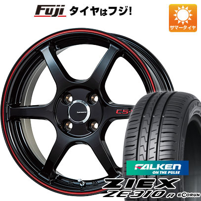 ZIEX 【新品国産車用 4穴100車】 夏タイヤ ホイール4本セット 195