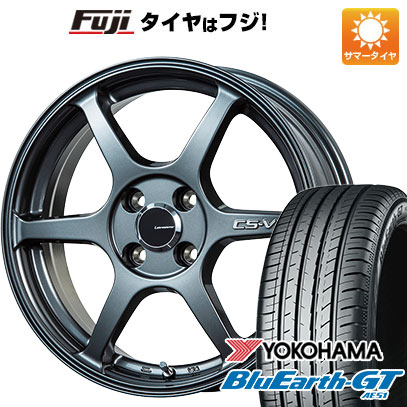 クーポン配布中 【新品国産4穴100車】 夏タイヤ ホイール4本セット 185/60R16 ヨコハマ ブルーアース GT AE51 レアマイスター CS V6(ガンメタ) 16インチ :fuji 13442 116383 33212 33212:フジコーポレーション