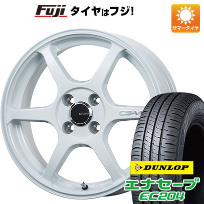 【新品 軽自動車】エブリイワゴン 夏タイヤ ホイール4本セット 165/60R14 ダンロップ エナセーブ EC204 レアマイスター CS V6(ホワイト) 14インチ :fuji 10161 116385 25598 25598:フジコーポレーション