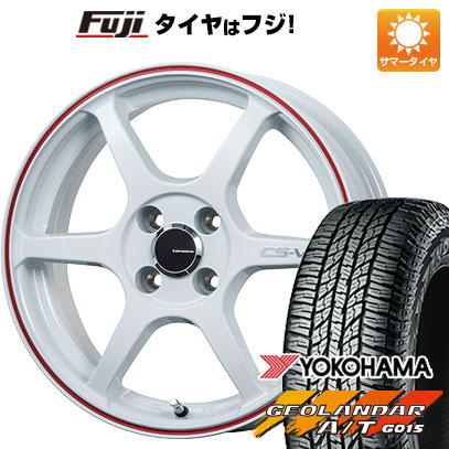 【新品 軽自動車】N BOX タント ワゴンR 夏タイヤ ホイール4本セット 155/65R14 ヨコハマ ジオランダー A/T G015 RBL レアマイスター CS V6 14インチ :fuji 10161 116729 33491 33491:フジコーポレーション