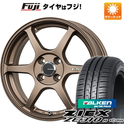 ZIEX 【新品国産車用 4穴100車】 夏タイヤ ホイール4本セット 195