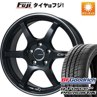 【新品国産4穴100車】 夏タイヤ ホイール４本セット 205/45R17 BFグッドリッチ(フジ専売) g-FORCE フェノム T/A レアマイスター CS-V6  17インチ｜fujicorporation