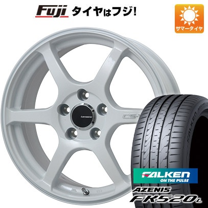 【新品国産5穴114.3車】 夏タイヤ ホイール４本セット 225/50R17 ファルケン アゼニス FK520L レアマイスター CS V6(ホワイト) 17インチ :fuji 1844 116390 40736 40736:フジコーポレーション