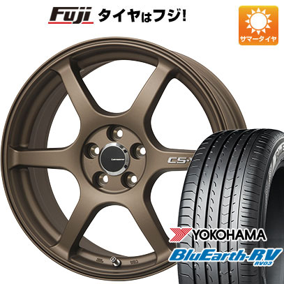 【パンク保証付き】【新品国産5穴114.3車】 夏タイヤ ホイール４本セット 205/55R17 ヨコハマ ブルーアース RV 03 レアマイスター CS V6(ブロンズ) 17インチ :fuji 1741 116396 41383 41383:フジコーポレーション