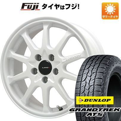 クーポン配布中 【新品国産5穴114.3車】 夏タイヤ ホイール4本セット 215/65R16 ダンロップ グラントレック AT5 レアマイスター LMスポーツLM 10R 16インチ :fuji 1310 116180 32865 32865:フジコーポレーション