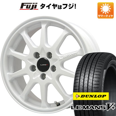 【新品国産5穴114.3車】 夏タイヤ ホイール4本セット 205/65R16 ダンロップ ルマン V+(ファイブプラス) レアマイスター LMスポーツLM 10R(ホワイト) 16インチ :fuji 1311 116180 40678 40678:フジコーポレーション