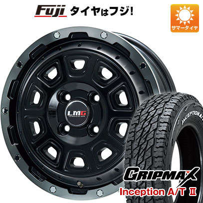 【新品 軽自動車】軽トラ 夏タイヤ ホイール4本セット 145R12C 80/78N グリップマックス インセプション A/TII RWL(限定) レアマイスター LMG DS-10 12インチ