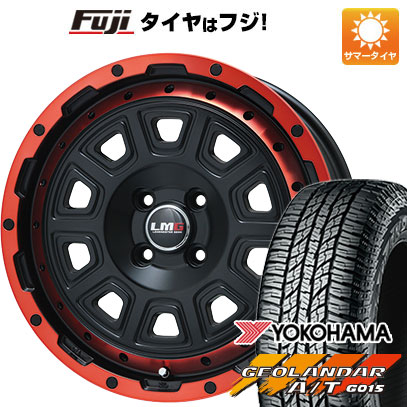 【新品 軽自動車】N BOX タント ワゴンR 夏タイヤ ホイール4本セット 165/55R15 ヨコハマ ジオランダー A/T G015 RBL レアマイスター LMG DS 10 15インチ :fuji 15741 116728 34891 34891:フジコーポレーション