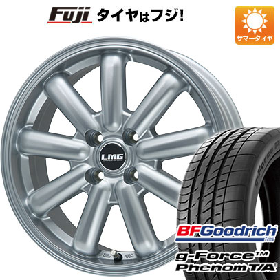 【新品国産4穴100車】 夏タイヤ ホイール４本セット 205/45R17 BFグッドリッチ(フジ専売) g FORCE フェノム T/A レアマイスター LMG MOS 9(シルバー) 17インチ :fuji 1669 116777 41269 41269:フジコーポレーション