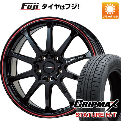 【新品国産5穴114.3車】 夏タイヤ ホイール4本セット 235/55R18 グリップマックス スタチャー H/T BSW（限定） レアマイスター LMスポーツLM 10R 18インチ :fuji 1303 116216 38304 38304:フジコーポレーション