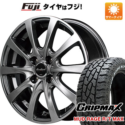 【新品 軽自動車】ハスラー 夏タイヤ ホイール4本セット 165/60R15 グリップマックス マッドレイジR/T MAX RWL(限定) MID ユーロスピード F10 15インチ :fuji 21761 126071 32787 32787:フジコーポレーション