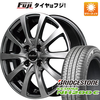 【新品 軽自動車】夏タイヤ ホイール4本セット 155/65R13 ブリヂストン エコピア NH200 C MID ユーロスピード F10 13インチ