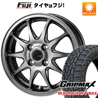 新品 N BOX タント スペーシア 夏タイヤ ホイール４本セット 155/65R14 グリップマックス マッドレイジR/T MAX RBL(限定) モンツァ ZACK JP 202 14インチ :fuji 21721 151399 33228 33228:フジコーポレーション