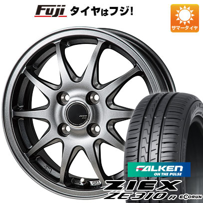 【新品国産4穴100車】 夏タイヤ ホイール４本セット 185/60R15 ファルケン ジークス ZE310R エコラン(限定) モンツァ ZACK JP-202 15インチ｜fujicorporation