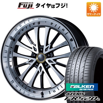 【新品国産5穴114.3車】 夏タイヤ ホイール4本セット 225/35R19 ファルケン アゼニス FK520L エムズスピード ジュリア バリアン 19インチ :fuji 878 116705 40729 40729:フジコーポレーション