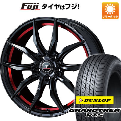 クーポン配布中 【新品国産5穴114.3車】 夏タイヤ ホイール４本セット 225/60R18 ダンロップ グラントレック PT5 ウェッズ ノヴァリス ローグ VF 18インチ :fuji 1341 136626 40821 40821:フジコーポレーション