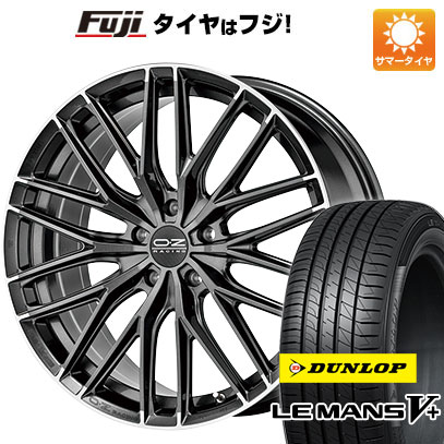 【新品国産5穴114.3車】 夏タイヤ ホイール4本セット 225/40R19 ダンロップ ルマン V+(ファイブプラス) OZ グランツーリズモ HLT 19インチ｜fujicorporation