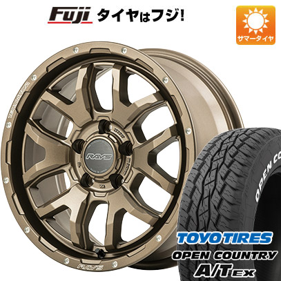 【新品国産5穴114.3車】 夏タイヤ ホイール4本セット 225/65R17 トーヨー オープンカントリー A/T EX レイズ デイトナ F6ブースト 17インチ :fuji 2182 139316 33425 33425:フジコーポレーション