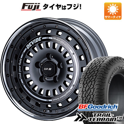 【新品国産5穴100車】 夏タイヤ ホイール4本セット 225/60R17 BFグッドリッチ トレールテレーンT/A ORBL SSR ディバイド クロスバッハ 17インチ｜fujicorporation