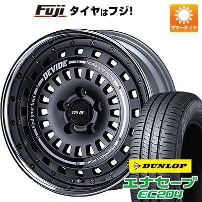 【新品国産4穴100車】 夏タイヤ ホイール4本セット 195/50R16 ダンロップ エナセーブ EC204 SSR ディバイド クロスバッハ 16インチ｜fujicorporation