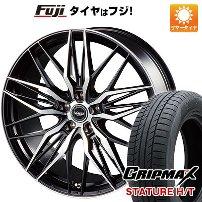 【新品国産5穴114.3車】 夏タイヤ ホイール4本セット 235/55R19 GRIPMAX スタチャー H/T BSW（限定） インターミラノ ボルテック ユーロメッシュ 19インチ :fuji 1121 113565 38306 38306:フジコーポレーション