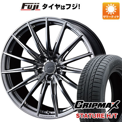 クーポン配布中 【新品国産5穴114.3車】 夏タイヤ ホイール4本セット 235/50R18 グリップマックス スタチャー H/T BSW（限定） ウェッズ F ZERO FZ 4 18インチ :fuji 454 133893 38592 38592:フジコーポレーション