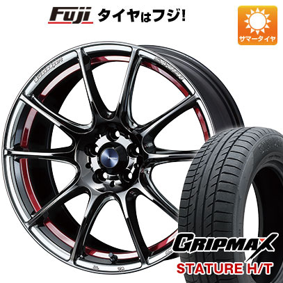 【新品国産5穴114.3車】 夏タイヤ ホイール4本セット 225/60R18 グリップマックス スタチャー H/T BSW（限定） ウェッズ ウェッズスポーツ SA 25R 18インチ :fuji 1341 136689 38303 38303:フジコーポレーション