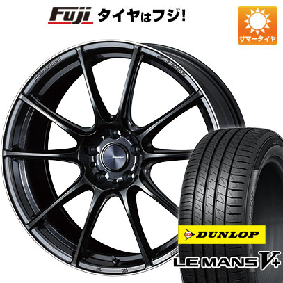 【新品国産5穴114.3車】 夏タイヤ ホイール4本セット 245/35R20 ダンロップ ルマン V+(ファイブプラス) ウェッズ ウェッズスポーツ SA-25R 20インチ｜fujicorporation