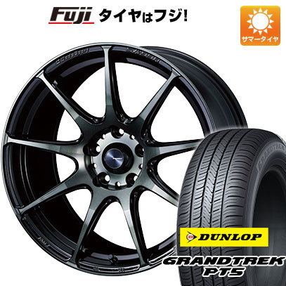 クーポン配布中 【新品国産5穴114.3車】 夏タイヤ ホイール4本セット 225/55R18 ダンロップ グラントレック PT5 ウェッズ ウェッズスポーツ SA 99R 18インチ :fuji 1321 136711 40818 40818:フジコーポレーション