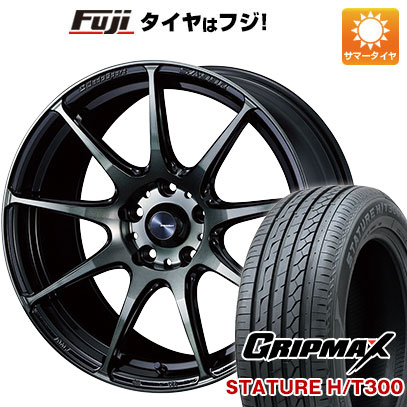 【新品国産5穴114.3車】 夏タイヤ ホイール4本セット 225/55R18 グリップマックス スタチャー H/T300 BSW（限定） ウェッズ ウェッズスポーツ SA 99R 18インチ :fuji 1321 136711 40200 40200:フジコーポレーション