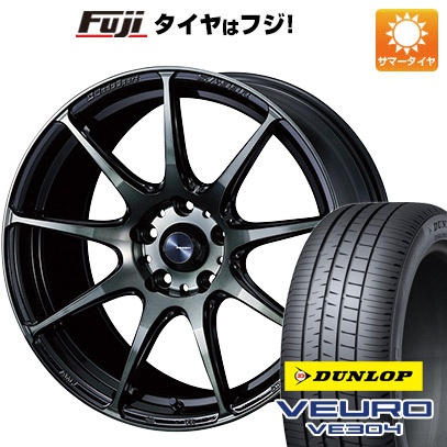 クーポン配布中 【新品】60系プリウス 夏タイヤ ホイール４本セット 195/60R17 ダンロップ ビューロ VE304 ウェッズ ウェッズスポーツ SA 99R 17インチ :fuji 28301 136525 41035 41035:フジコーポレーション