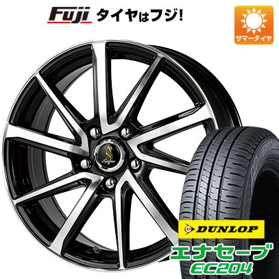 【新品】60系プリウス 夏タイヤ ホイール４本セット 195/60R17 ダンロップ エナセーブ EC204 タカイチ セプティモG01プラス ブラックポリッシュ 17インチ｜fujicorporation